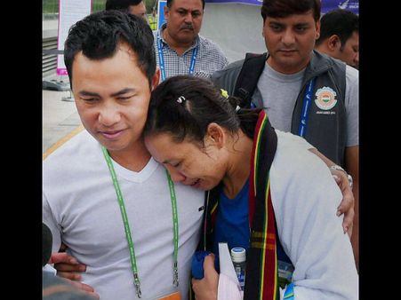 Sarita did that for betterment of sports, says the boxer's husband