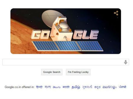 Mangalyaan completes 1 month in Martian orbit, Google celebrates with a doodle