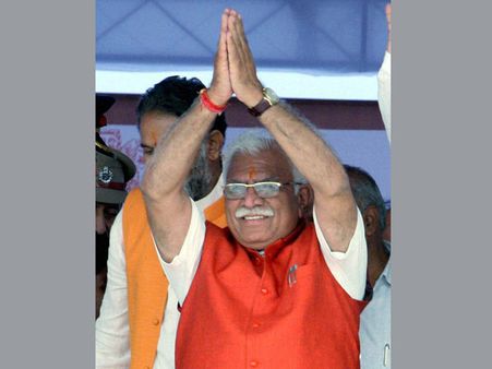 Haryana gets another Lal -- in new Chief Minister Manohar Lal Khattar