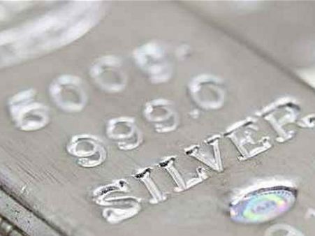 Silver futures down 1.70% on global cues