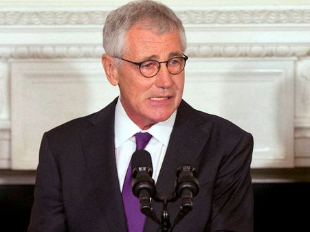 US defence secretary Hagel calls French Defence Minister