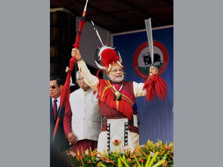 Narendra Modi woos Nagaland, announces scholarships for Northeast students