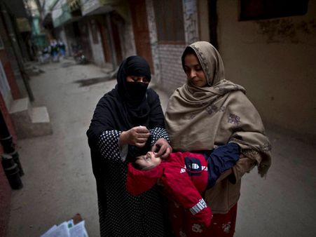 First ever polio injection drive launched in Pakistan