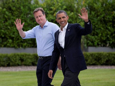 Barack Obama, David Cameron vow to work against violent extremism