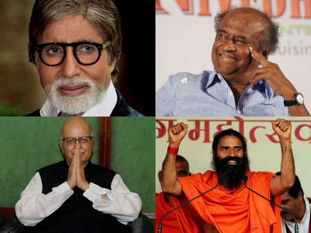 Ramdev, Advani, Sri Sri, Big B likely to be honoured with Padma awards