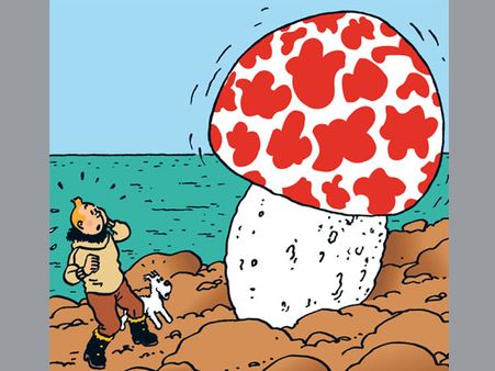 Iconic Tintin cover fetches near-record 2.5 mn euros
