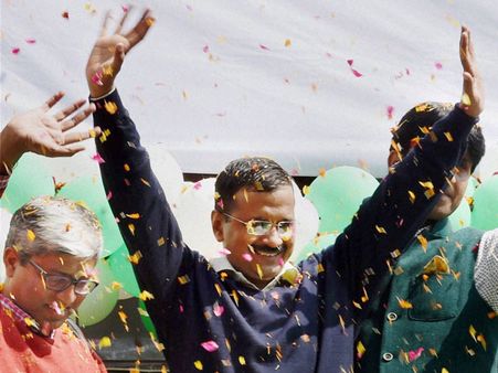 AAP's 'tsunami' in Delhi: A look at Kejriwal's landslide win through historical prism