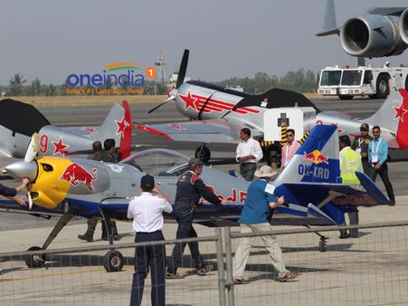 Aero India Day 3: Bulls missing in action from Sky Party