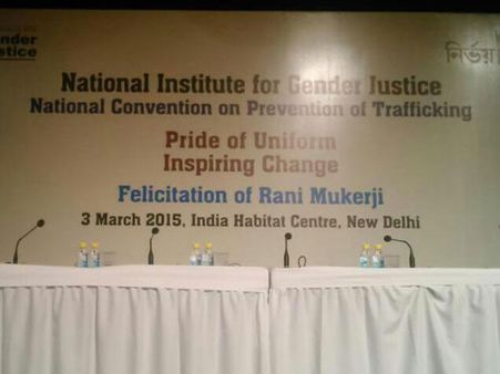 Pics: National Institute for Gender Justice honours Rani Mukerji with National Award