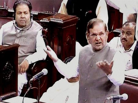 Cornered Sharad Yadav regrets remark on Smriti Irani, says have great respect for her