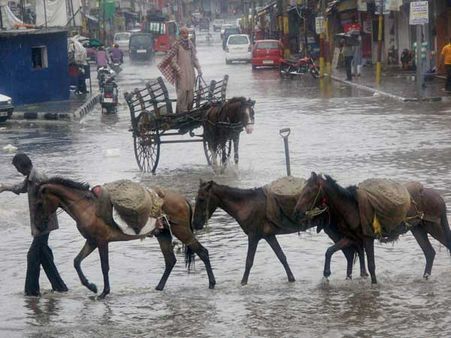 Floods declared in J&K, rescue operations underway