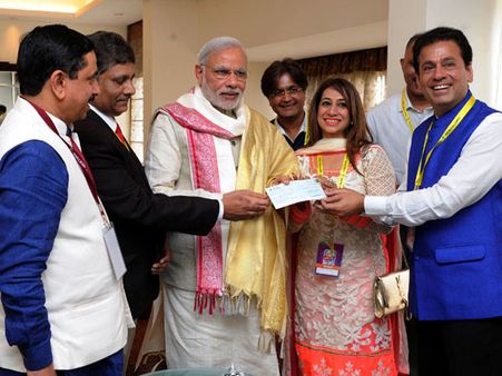 Inspired by PM's commitment, educationist donates Rs 5 crore towards Swachh Bharat