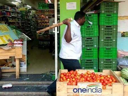 Encounter retaliation: Heritage Fresh outlet vandalised in Chennai (Pics)