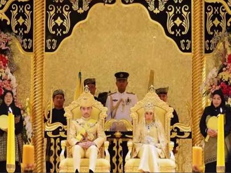 Pics: Brunei's Prince gets married in magnificent ceremony
