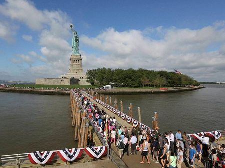 Statue of Liberty evacuated over suspicious package