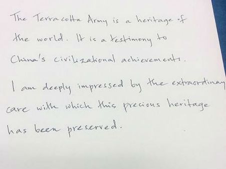 Modi in China: PM impressed with upkeep of Terracotta Warriors Museum