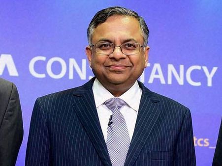 TCS chief Chandrasekaran's salary jumps 14% to Rs 21.2 crore