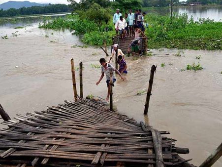 Flood situation deteriorates in Assam, Kaziranga National Park affected