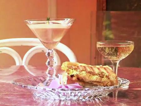 World Record: Introducing most expensive cheese sandwich dipped in gold, costs more than Rs 13,000