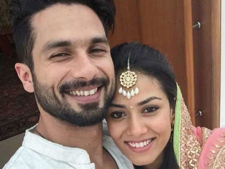Shahid Kapoor shares first selfie with wife Mira Rajput
