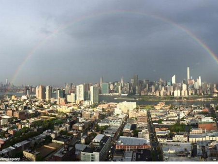 9/11 anniversary: Nature pays beautiful tribute as rainbow appears at World Trade Centre