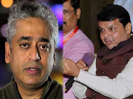 Meat ban: Rajdeep Sardesai's reply to Devendra Fadnavis