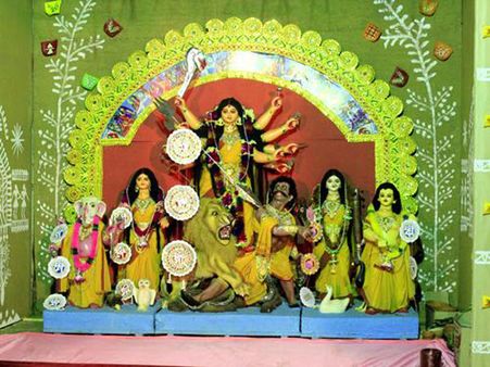 Kolkata welcomes first transgender Durga idol for festivities