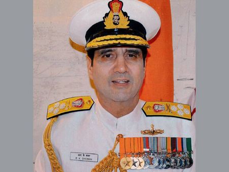 Indian Navy chief calls for 'high combat readiness'