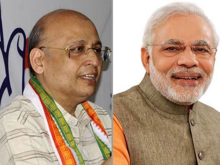 PM Narendra Modi attends wedding reception of Congress leader Abhishek Singhvi's son