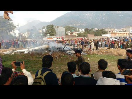 Katra: Chopper ferrying pilgrims to Vaishno Devi shrine crashes; 7 killed