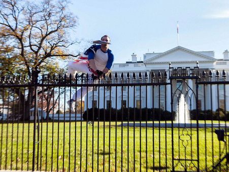 White House on lockdown after man jumps fence