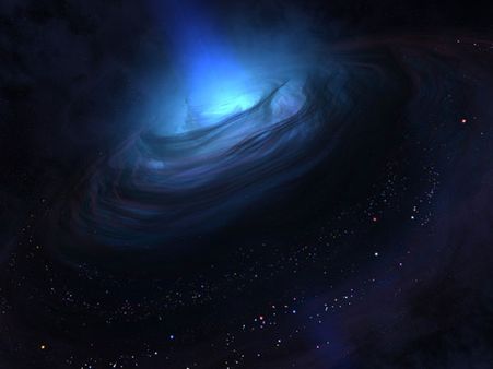 First glimpse of black hole swallowing star, ejecting flare