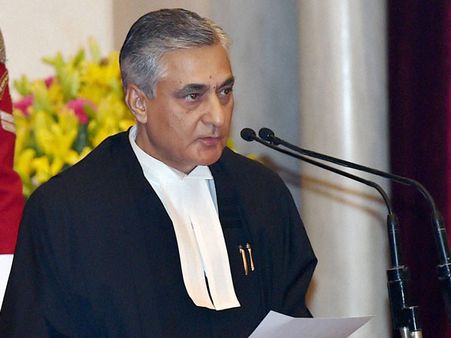 Justice T S Thakur sworn in as 43rd CJI