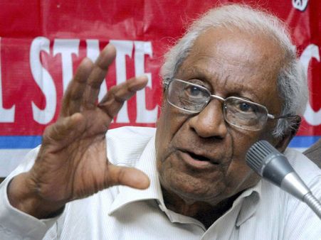Veteran CPI leader A B Bardhan suffers stroke