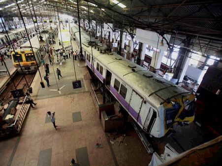 Mumbai local train rams into platform buffer at CST, none hurt
