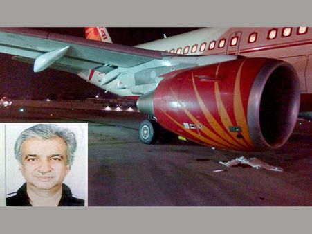 The last few moments of the Air India technician who got sucked in the engine