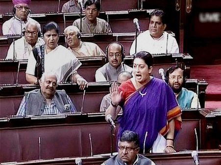 63 students failed in IITs in last session: Smriti Irani
