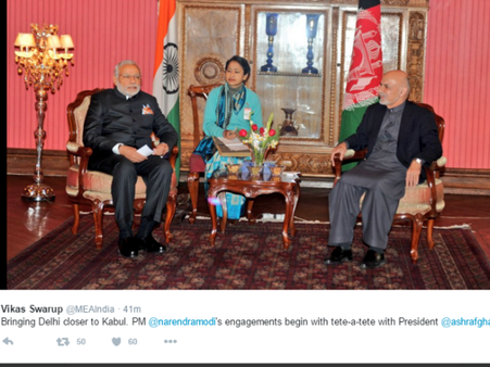 Modi meets Ghani to discuss security, bilateral cooperation