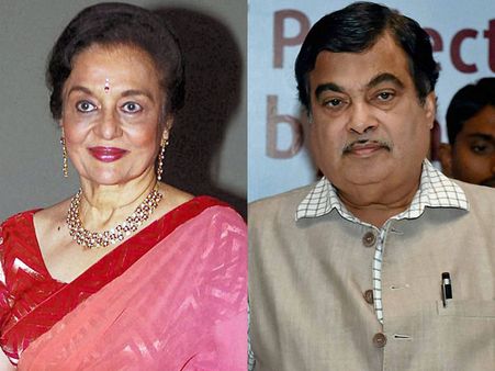 Asha Parekh lobbied for Padma Bhushan, says Nitin Gadkari
