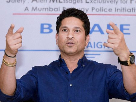 Sachin Tendulkar launches 2 Mumbai Rail Police safety initiatives