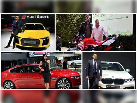 In pics: From Katrina Kaif to Virat Kohli, know who all dazzled Auto Expo 2016