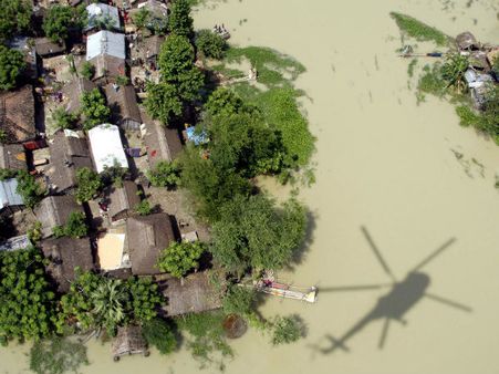 BJP, allies disrupt Bihar assembly over flood situation