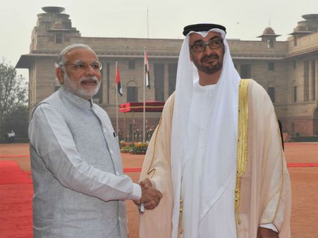 Watch video: PM Modi breaks protocol, receives Abu Dhabi crown prince