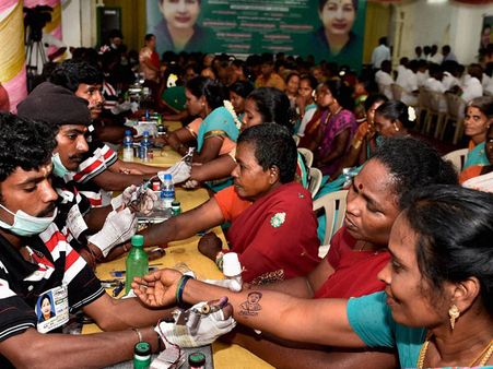 Over 1,000 people tattoo Jayalalithaa's picture, name on her 68th birthday