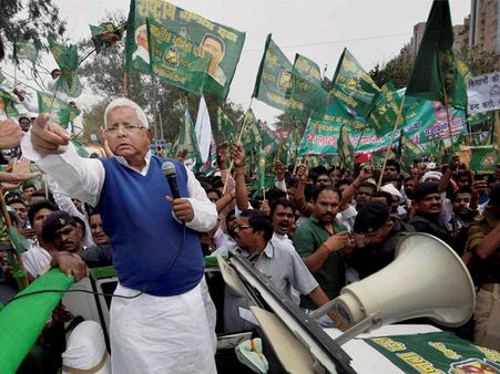 Lalu Prasad reacts; says railways lost the track