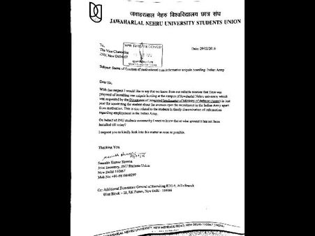 JNU: ABVP now stresses on unipole hoarding of Indian Army proposed to be erected at campus