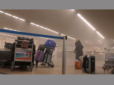 Emotional homecoming for Brussels terror attack victim