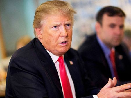 Donald Trump dons 'Made in China' suits, ties