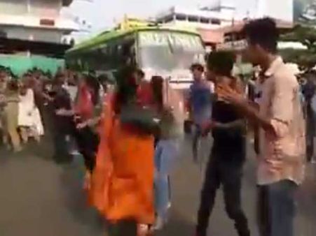 Viral video on social media: Woman slaps a flash mob member over performance in Kerala