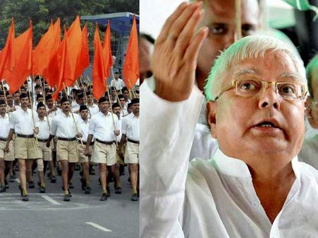 Rabri Devi forced RSS to change dress code, says Lalu